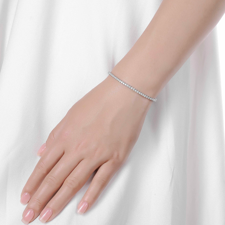 Lab Grown Diamond Modern Tennis Bracelet
