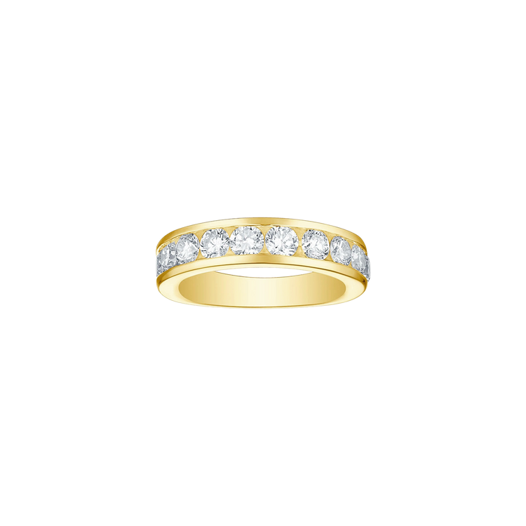Lab Grown Diamond Channel Set Eternity Band