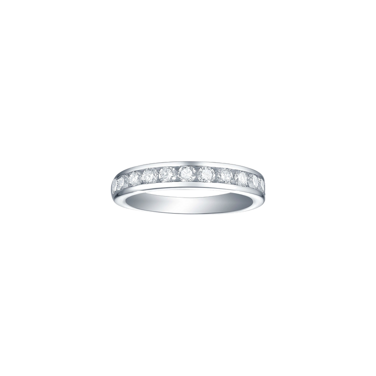 Lab Grown Diamond Channel Set Eternity Band