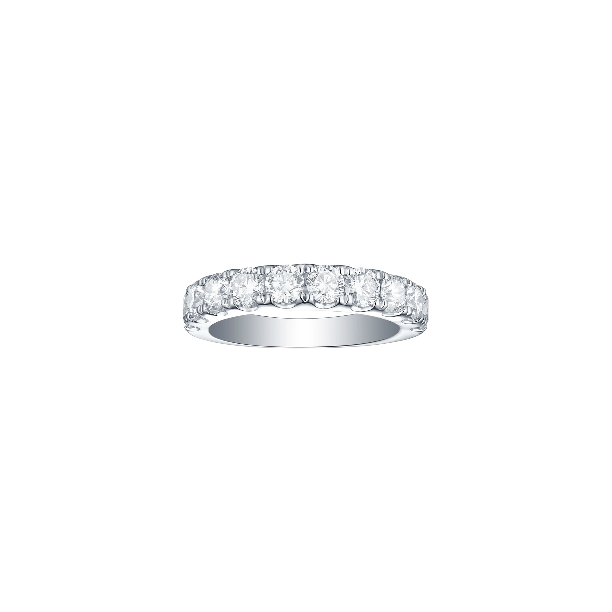 Lab Grown Diamond Half Eternity Band