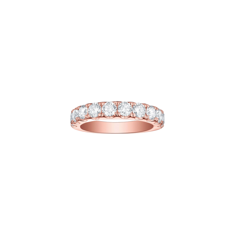 Lab Grown Diamond Half Eternity Band