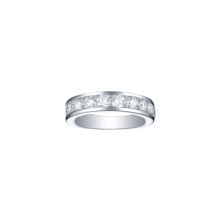 Lab Grown Diamond Channel Set Eternity Band