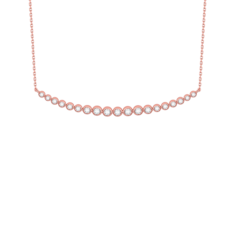 Lab Grown Diamond Smile Necklace