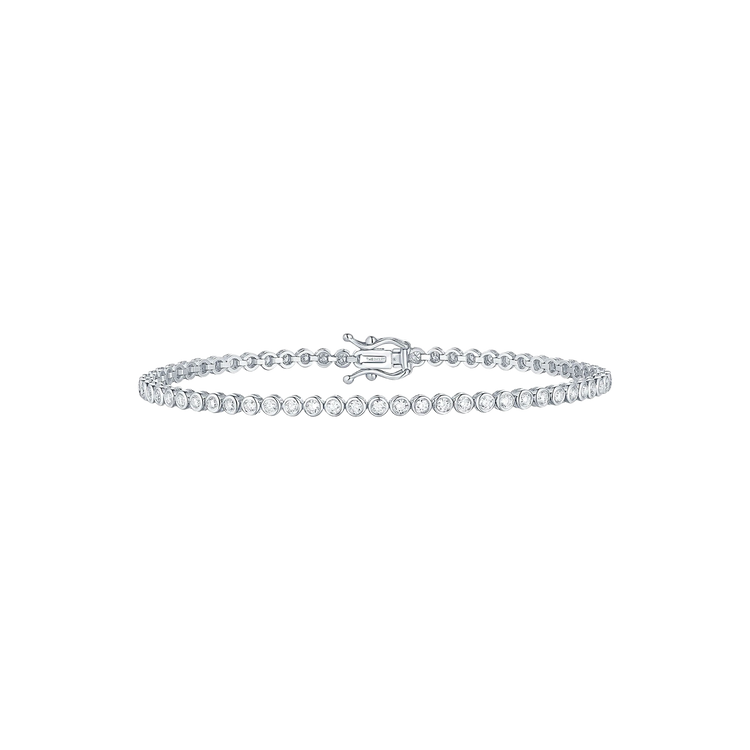 Lab Grown Diamond Bezel Set Tennis Bracelet (1.5ct)