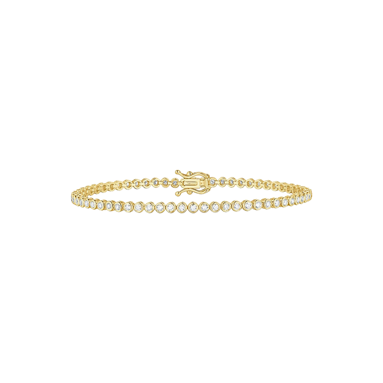 Lab Grown Diamond Bezel Set Tennis Bracelet (1.5ct)