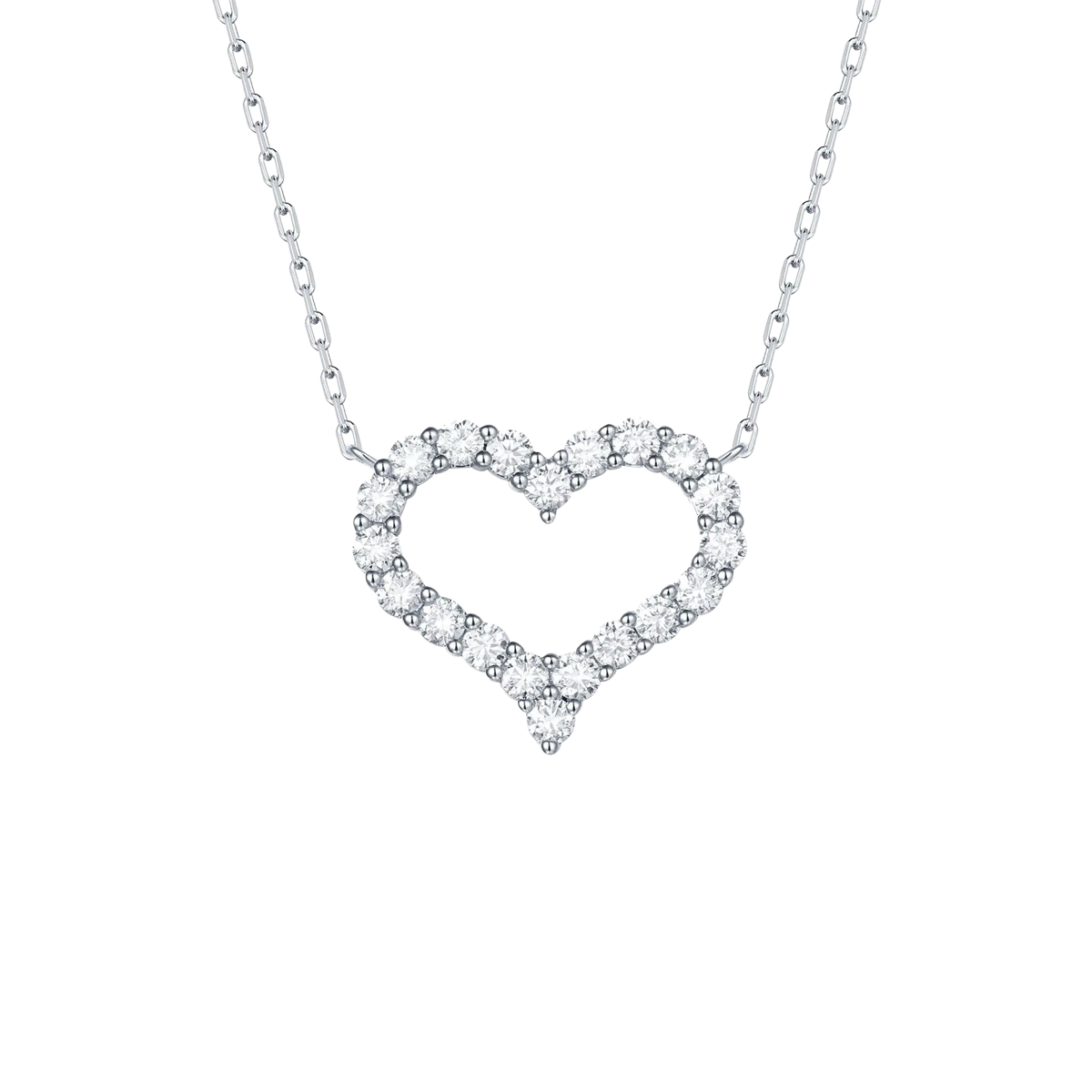 Lab Grown Diamond Heart Necklace