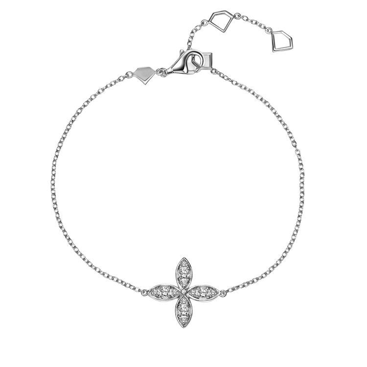Lab Grown Diamond Flower Bracelet