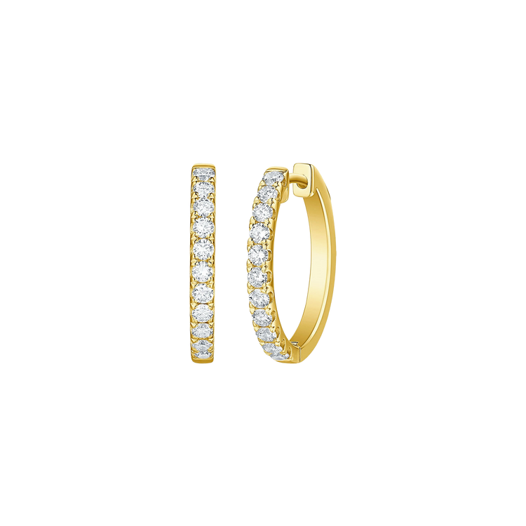 Lab Grown Diamond Classic Hoops
