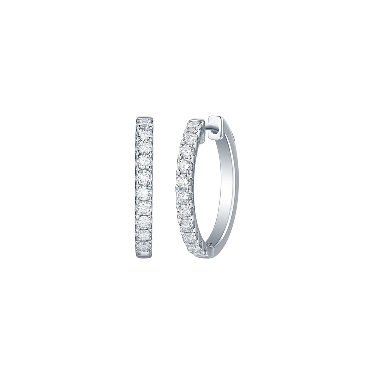 Lab Grown Diamond Classic Hoops