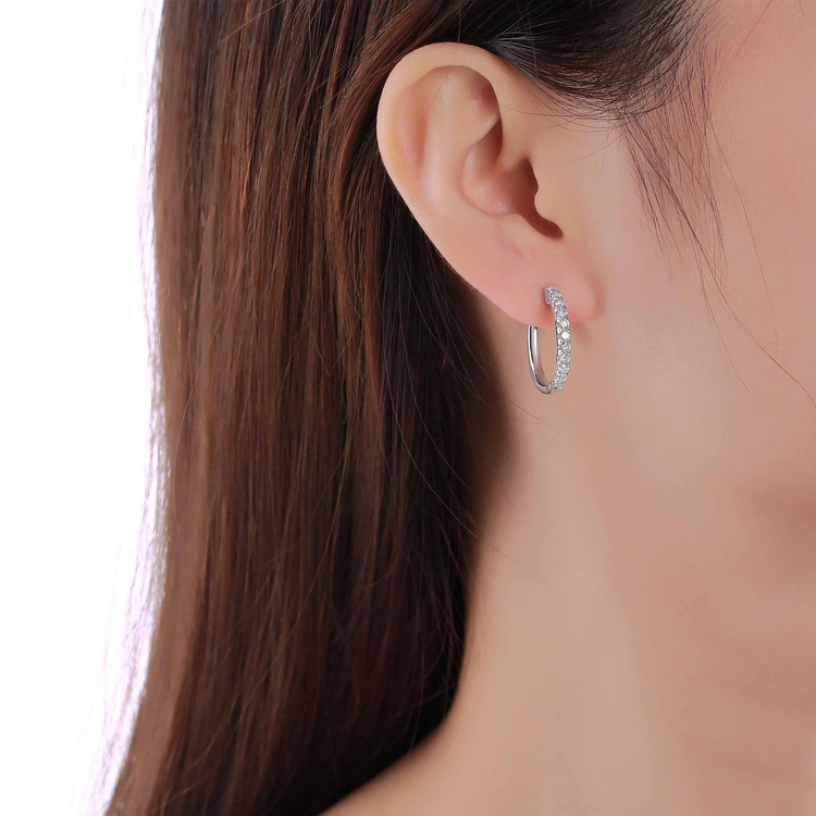 Lab Grown Diamond Classic Hoops