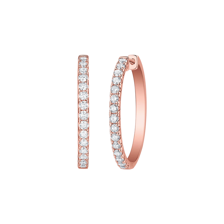 Lab Grown Diamond Classic Hoops