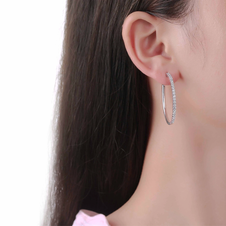 Lab Grown Diamond Classic Hoops