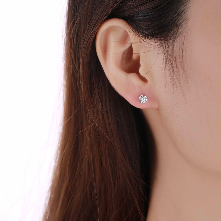 Lab Grown Diamond Stud Earrings