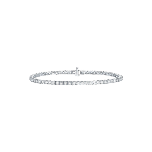 Lab Grown Diamond Modern Tennis Bracelet