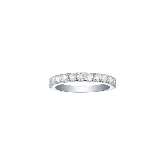 Lab Grown Diamond Half Eternity Band