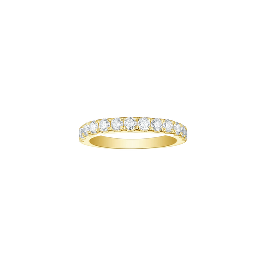 Lab Grown Diamond Half Eternity Band