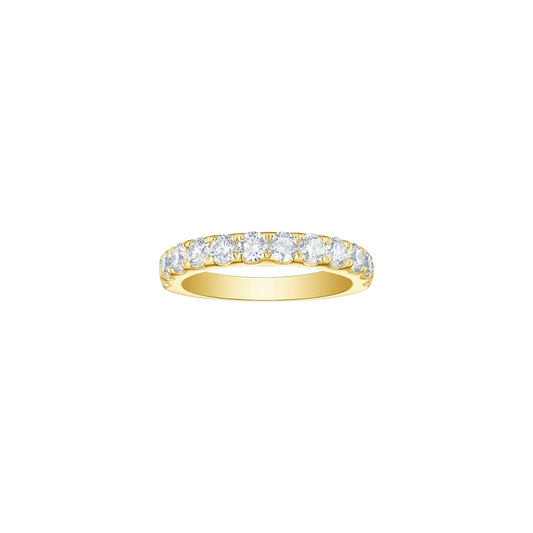 Lab Grown Diamond Half Eternity Band