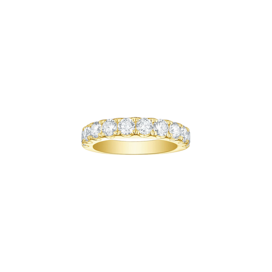 Lab Grown Diamond Half Eternity Band