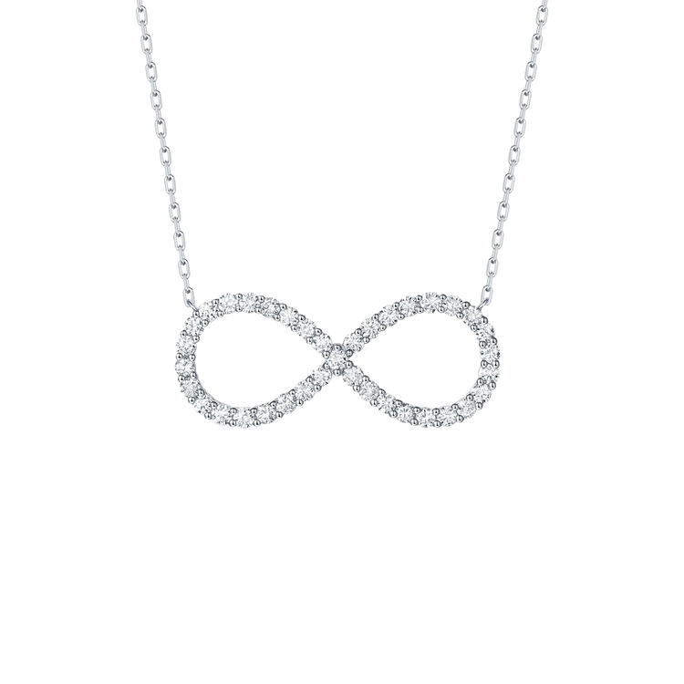 Lab Grown Diamond Infinity Necklace