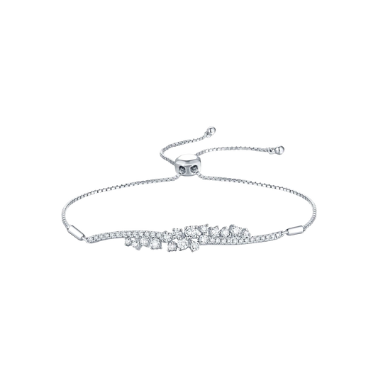 Lab Grown Diamond Cluster Bracelet